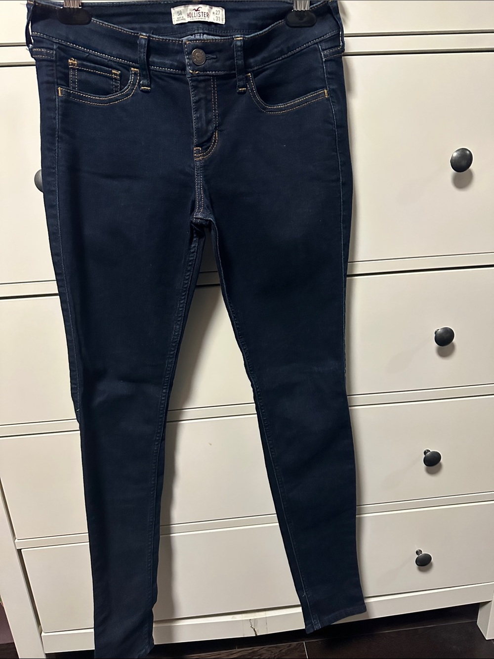 Hollister Women's Navy Skinny Jeans